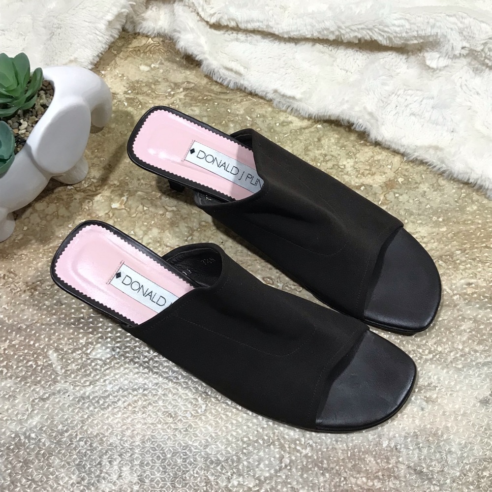 Dark Brown Slinky Heeled Sandal